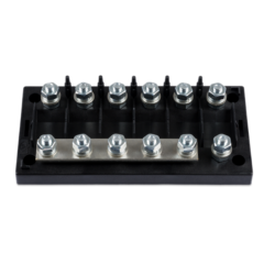 Alternative view of Suport pentru sigurante Victron Six-way fuse holder for Mega-fuse with busbar (250A)