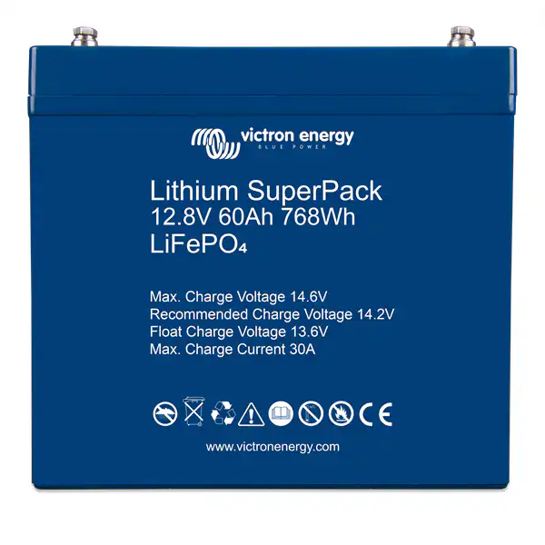 Acumulatori Victron Lithium SuperPack 12.8V/60Ah (M6) 3 Acumulatori Victron Lithium SuperPack 12.8V/60Ah (M6)