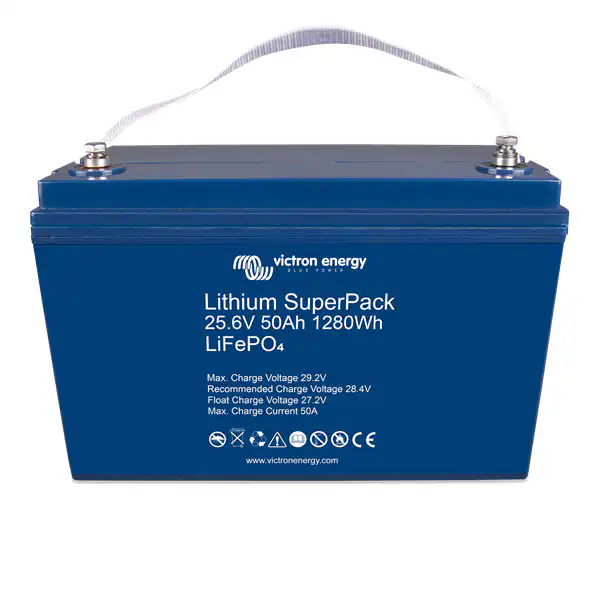 Acumulatori Victron Lithium SuperPack 25.6V/50Ah (M8) 4 Acumulatori Victron Lithium SuperPack 25.6V/50Ah (M8) - imagine 2