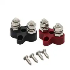 Victron Dual Terminal Stud M8-linked set (1 red/1 black)