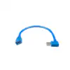 Victron USB extension cable 0,3m one side right angle