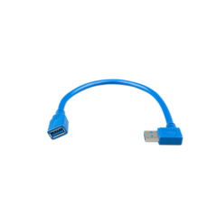 Victron USB extension cable 0,3m one side right angle