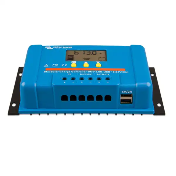 Victron BlueSolar PWM DUO-LCD&USB 12/24V-20A 6 Victron BlueSolar PWM DUO-LCD&USB 12/24V-20A - imagine 4