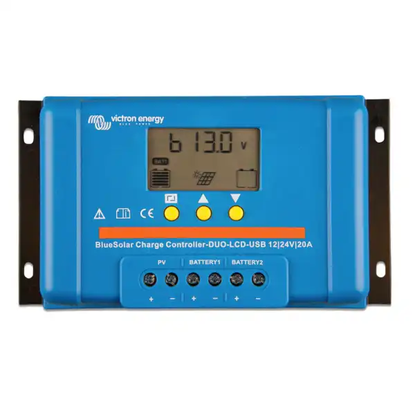 Victron BlueSolar PWM DUO-LCD&USB 12/24V-20A 3 Victron BlueSolar PWM DUO-LCD&USB 12/24V-20A