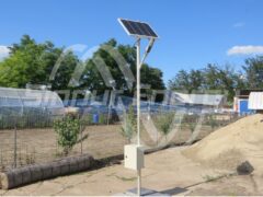 Alternative view of Stalpi fotovoltaici Mobili 3m – 20W LED | 95Wp | 60Ah