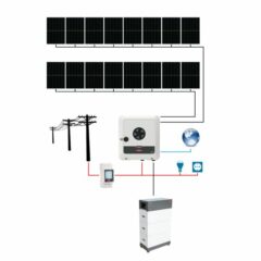 Sistem fotovoltaic ON-Grid Fronius GEN24 Autoconsum Storage monofazat 6.56 kWp