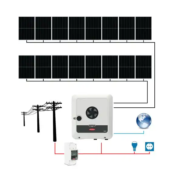 Sistem fotovoltaic ON-Grid Autoconsum Plus Fronius GEN24 monofazat 7.12 kWp 3 Sistem fotovoltaic ON-Grid Autoconsum Plus Fronius GEN24 monofazat 7.12 kWp