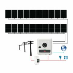 Sistem fotovoltaic ON-Grid Autoconsum Plus Fronius GEN24 monofazat 8.90 kWp