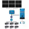 Sistem fotovoltaic Victron OFF-Grid Solo 24V – 2.16 kWp | 14.4 kWh | 3.00 kVA | 3.72 kWh/zi 1 Sistem fotovoltaic OFF Grid Solo 24V 6 panouri