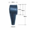 Manson cauciuc protectie cabluri borne baterie negru 25 70mmp 3 456x456 1