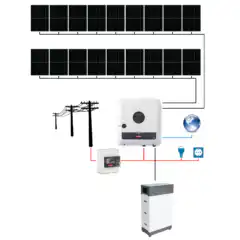 Sistem fotovoltaic ON-Grid Fronius GEN24 Autoconsum Storage BYD trifazat 8.01 kWp