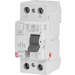Intrerupator diferential EFI-P2 A C16 P+N/100mA 230Vac 2061120 ETI