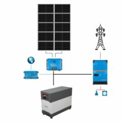 Sistem fotovoltaic ON-Grid Back-up Victron ESS-1 PREMIUM Monofazat 4.15 kWp-4kWh
