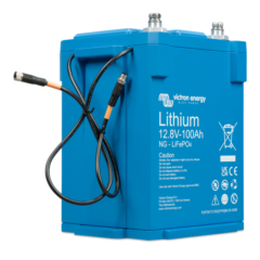 Alternative view of Victron LiFePO4 battery 12.8V/100Ah NG