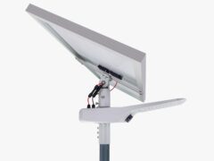 Alternative view of Stalp fotovoltaic autonom 6.0m – 120Wp 537Wh 60W LED