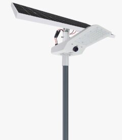 Stalp fotovoltaic autonom 6.0m – 120Wp 537Wh 60W LED