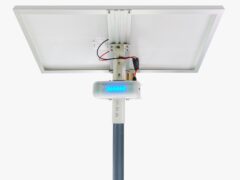 Alternative view of Lampa stradala solara – 120Wp 537Wh 60W LED