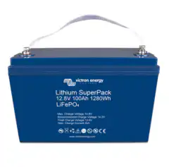 Alternative view of Victron Lithium SuperPack 12.8V/100Ah-a (M8)